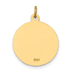 14K Saint John Medal Charm