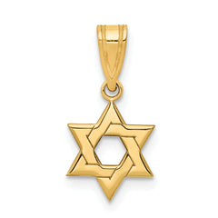 14k Star of David Pendant