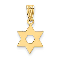 14K Star of David Pendant