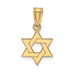 14k Star of David Pendant