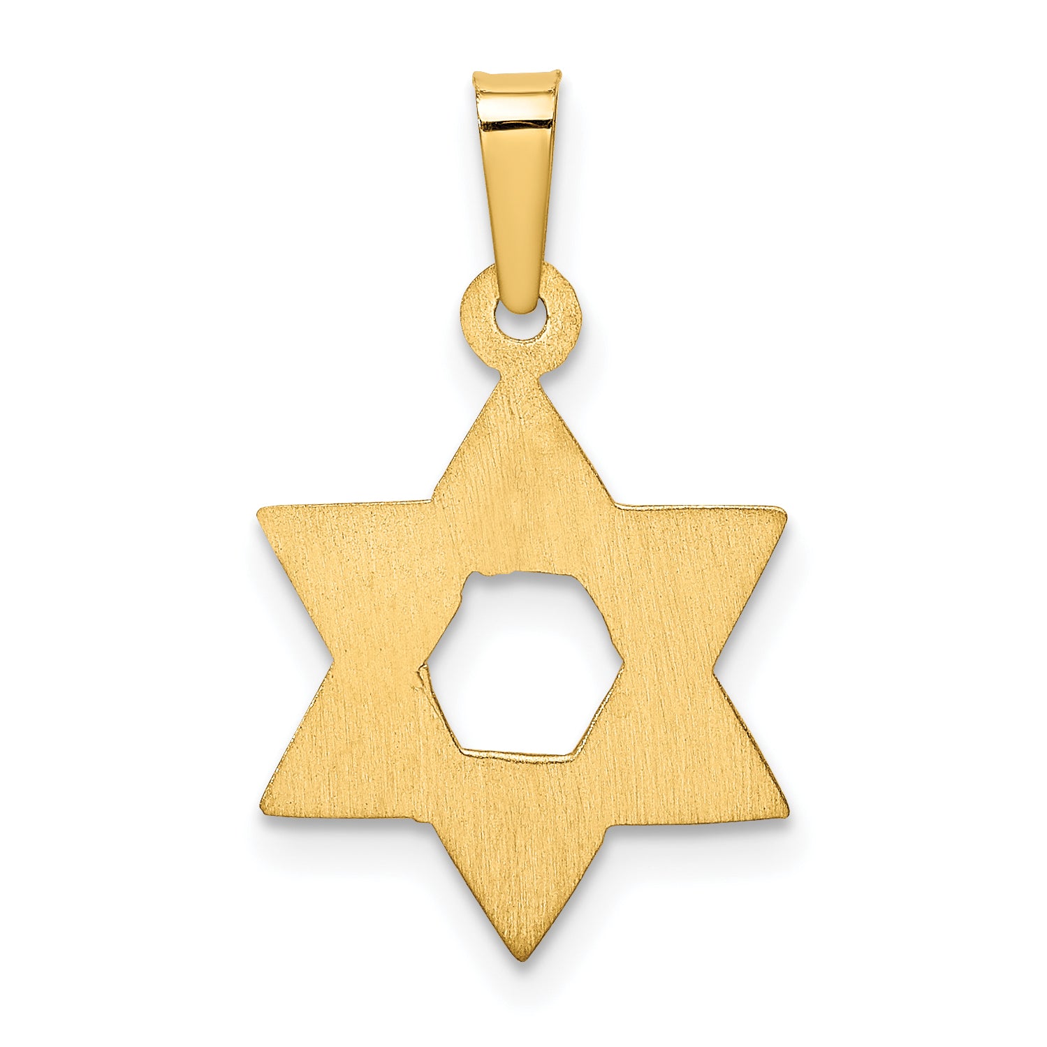 14K Star of David Pendant