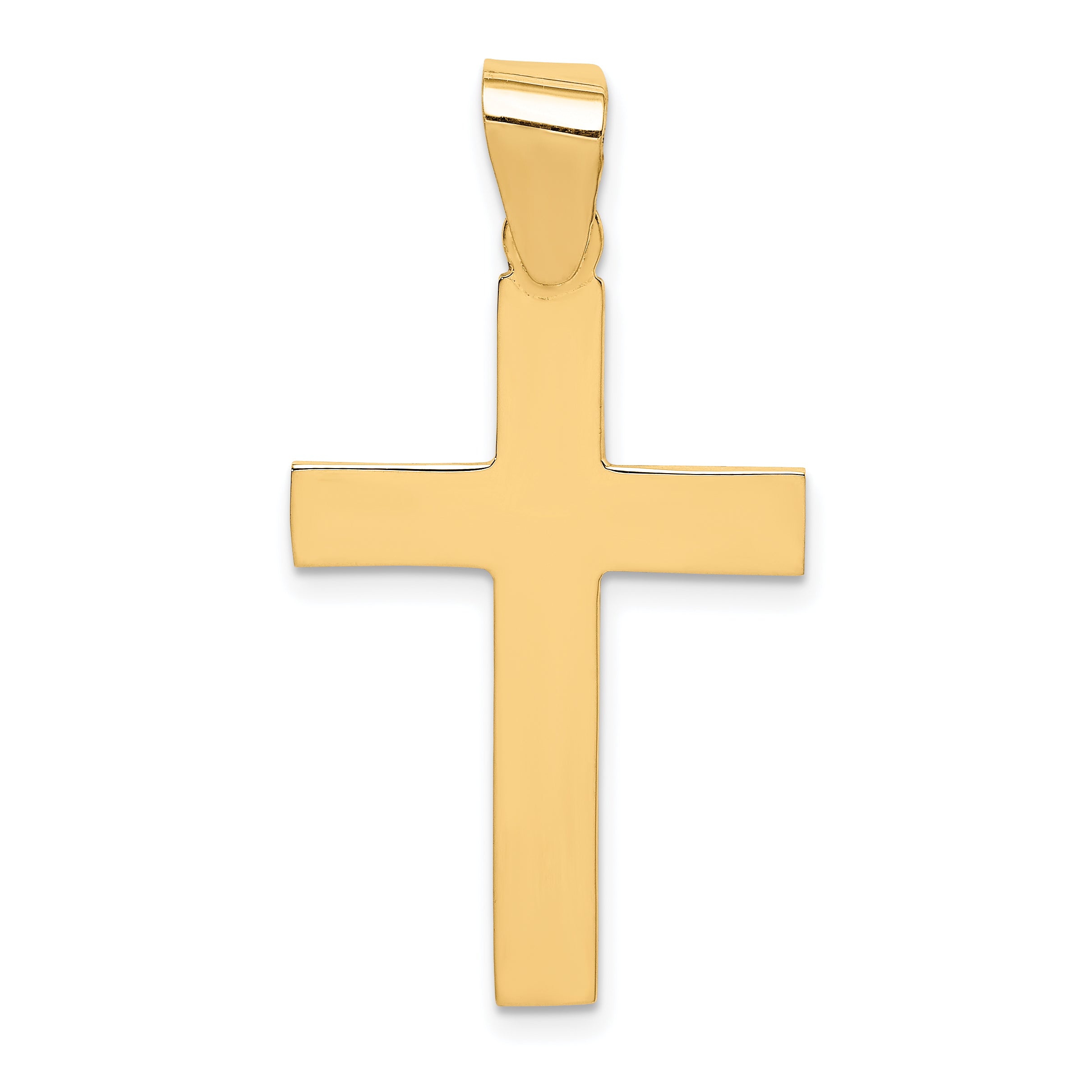 14k Polished Cross Pendant