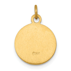 14K Saint Gerard Medal Charm