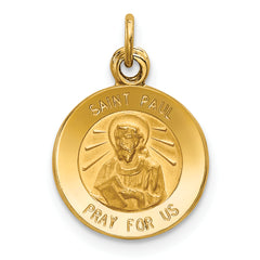 14k Saint Paul Medal Charm