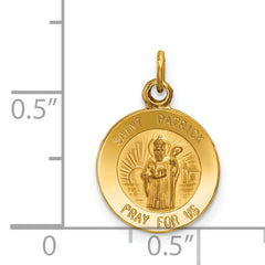 14K Saint Patrick Medal Charm