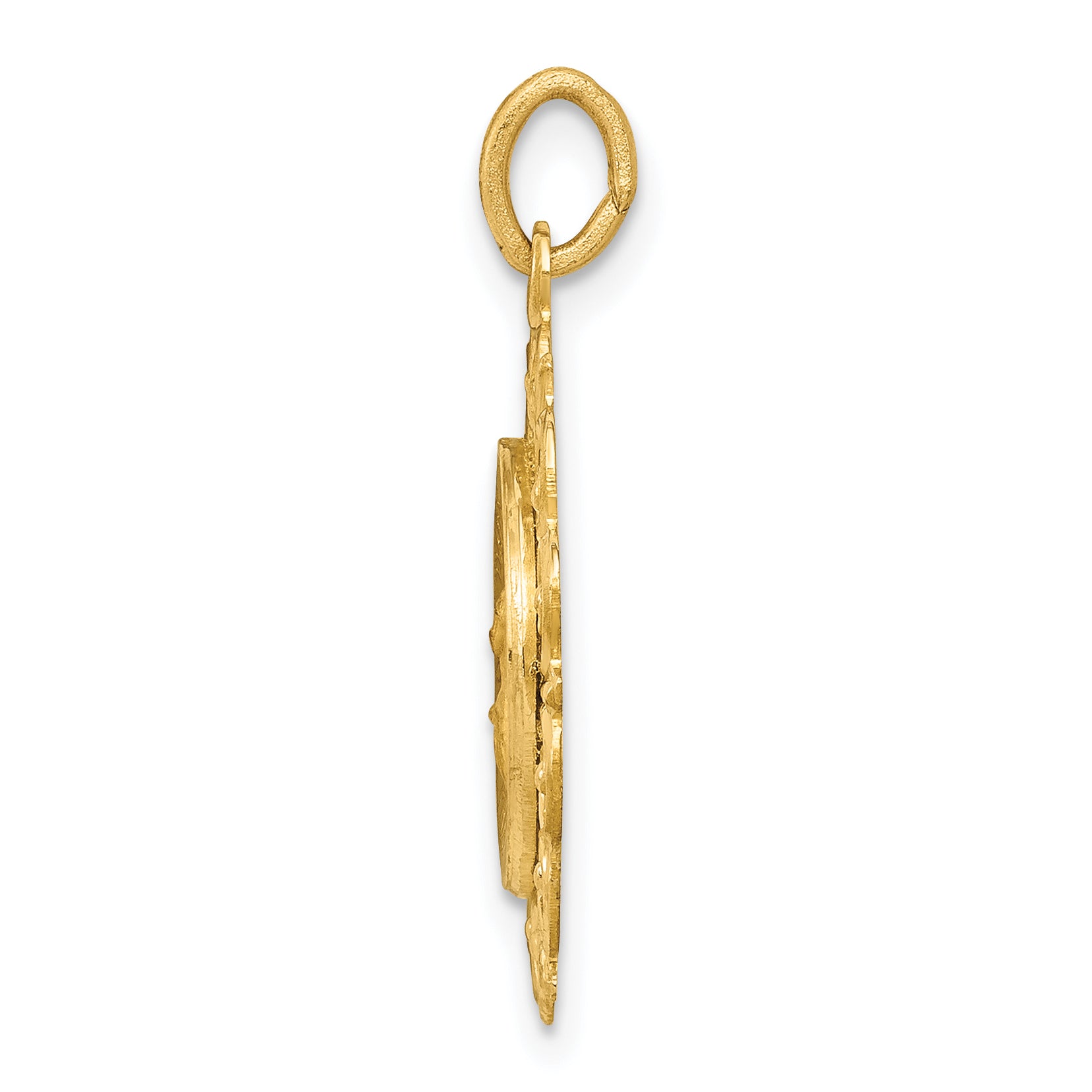 14K Our Lady Of The Assumption Medal Pendant