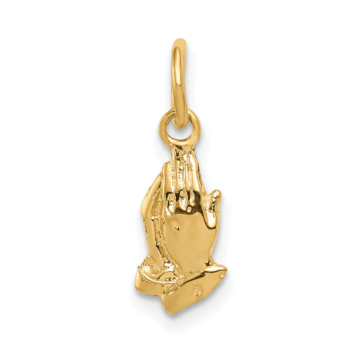 14k Praying Hands Charm