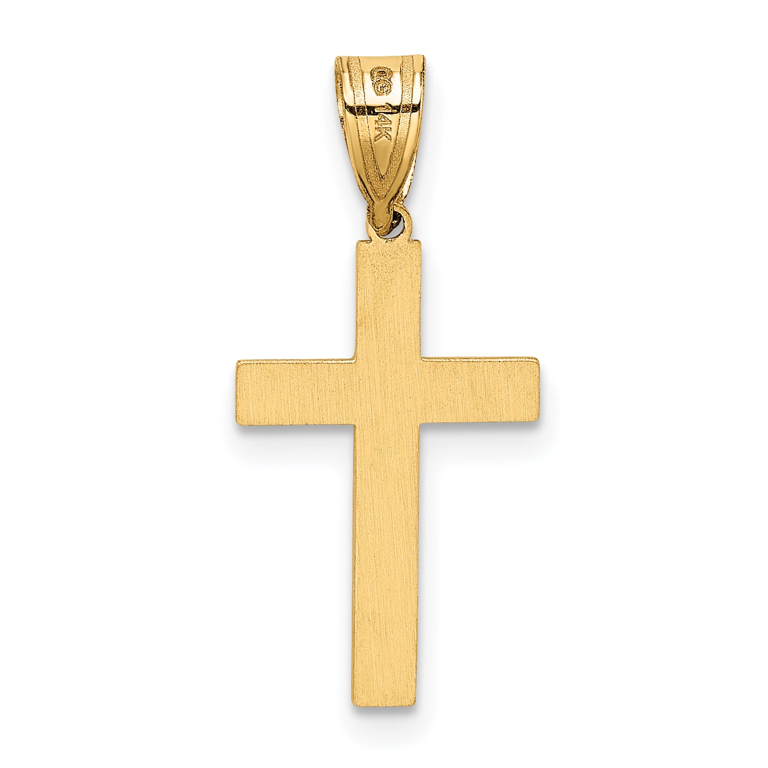 14K Laser Designed Cross