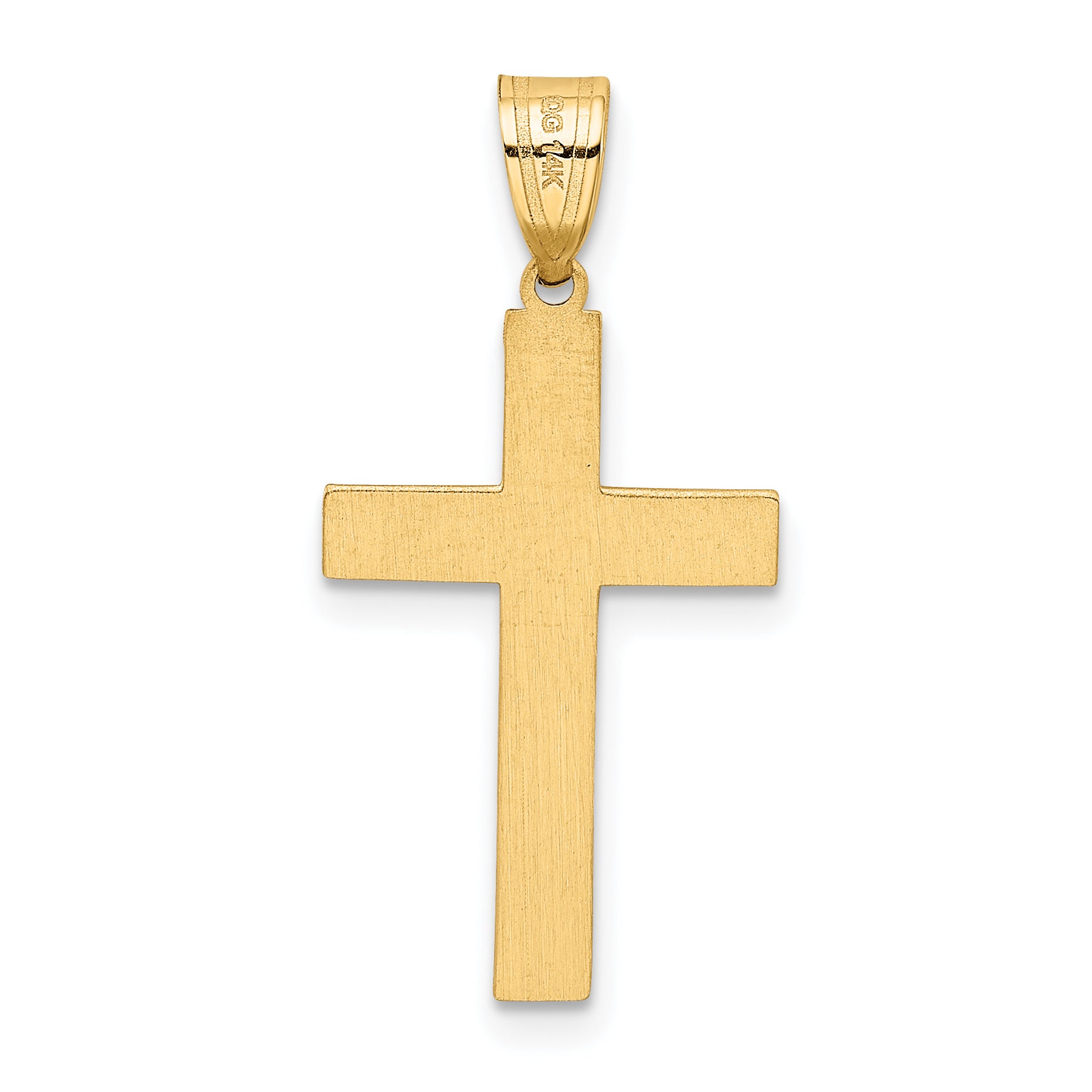 14K Laser Designed Cross