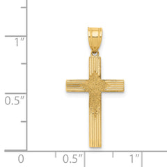 14K Laser Designed Cross