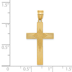 14K Laser Designed Cross