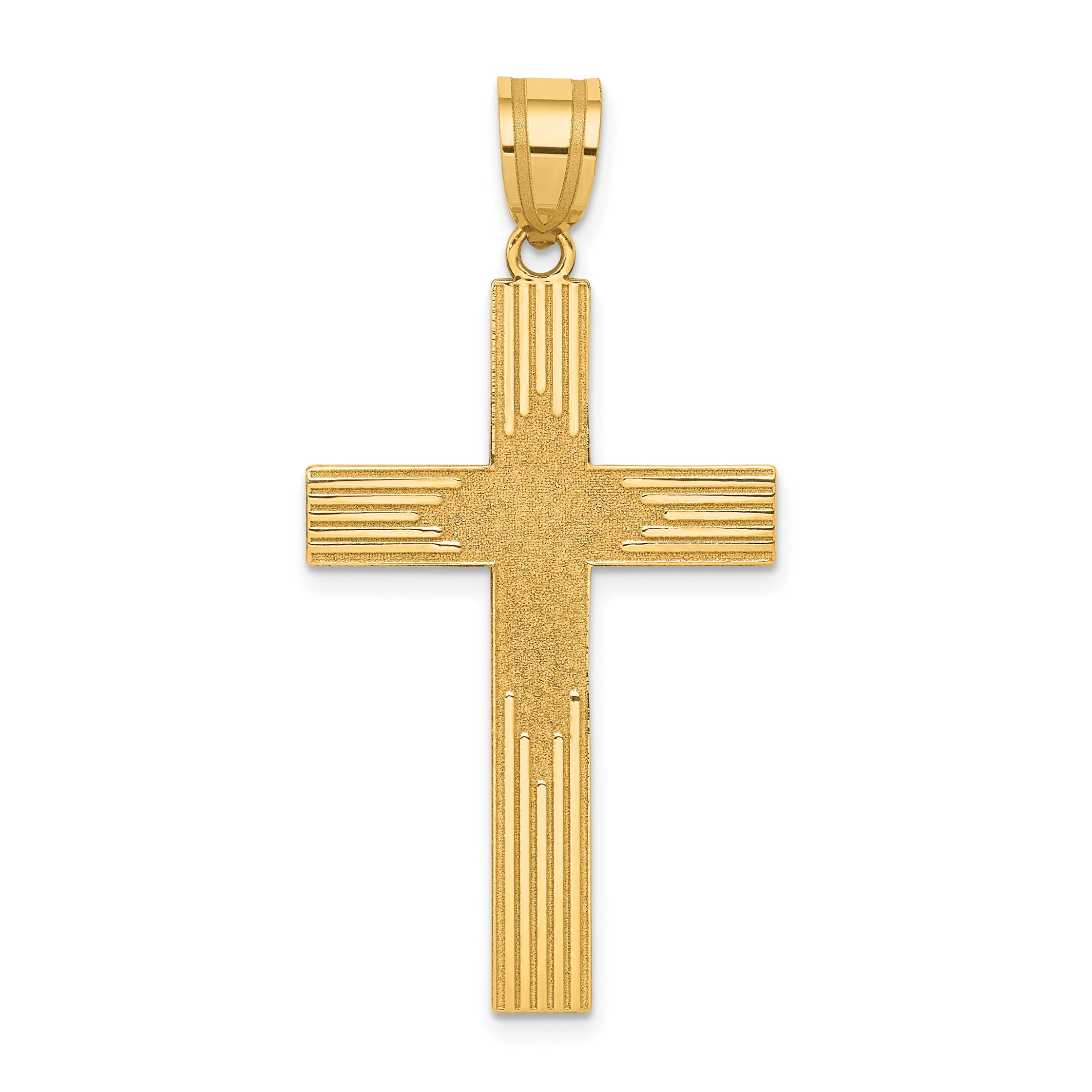 14K Laser Designed Cross