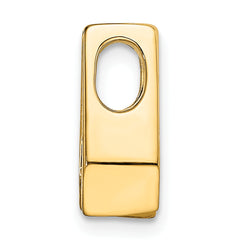 14K AA 4.5mm Diamond Slide