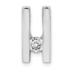 14K White Gold VS Diamond slide