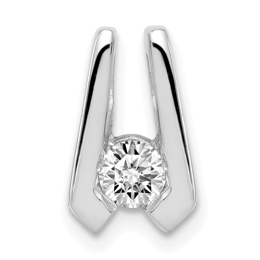 14K White Gold A Diamond slide