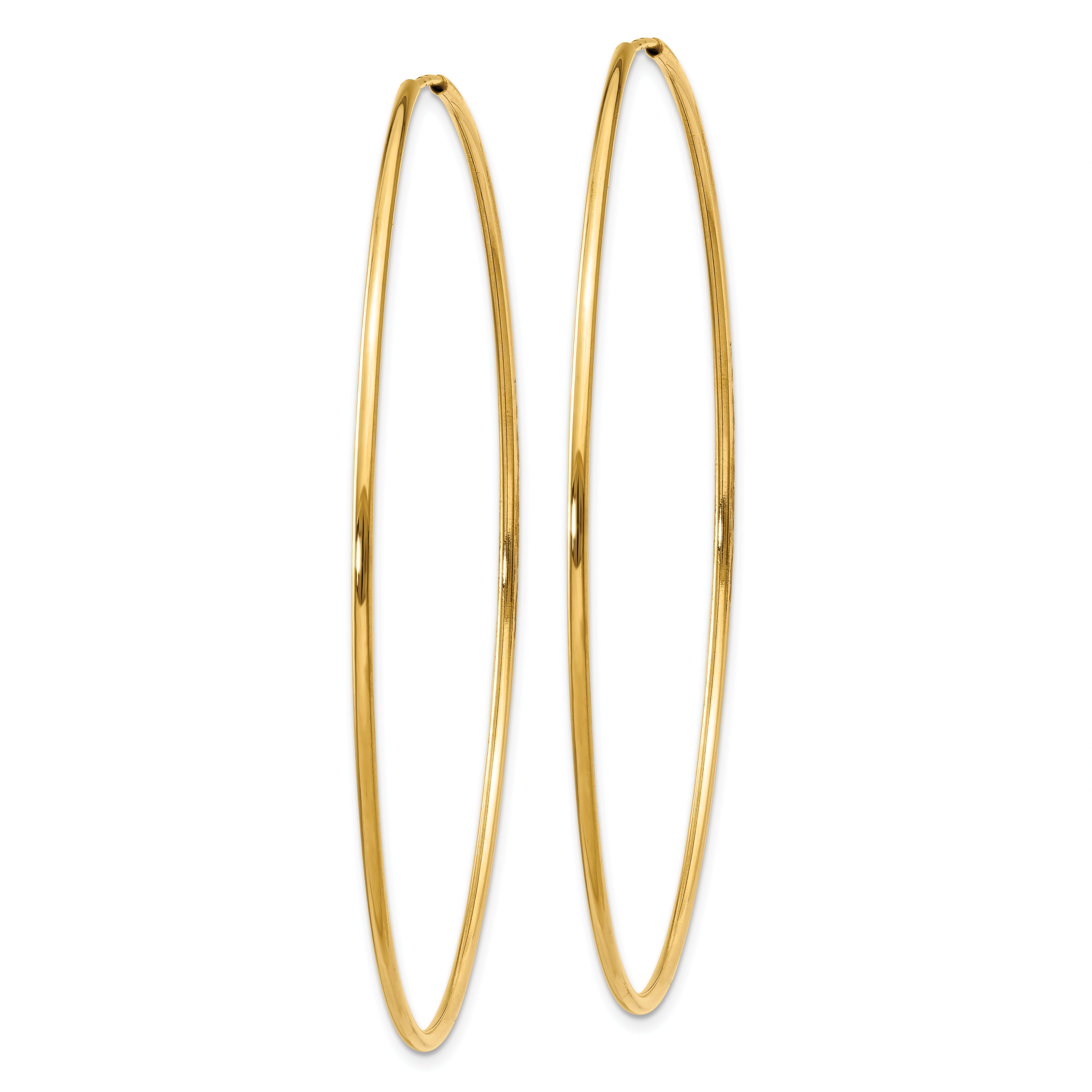 14k 1.25mm Endless Hoop Earring