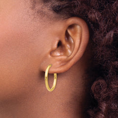 14k Non-Pierced Hoops Earrings