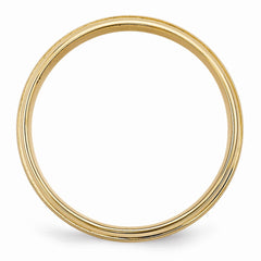 14K Yellow Gold Standard Comfort Fit Fancy Band