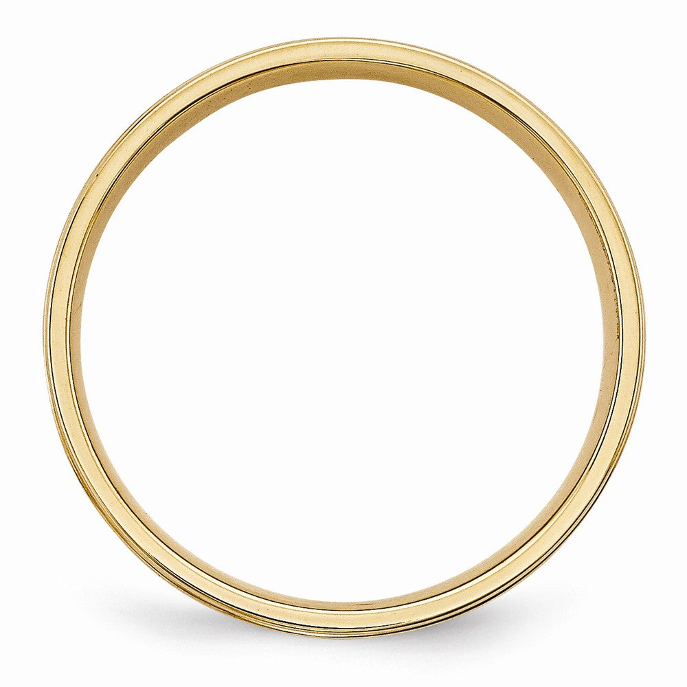 14K Yellow Gold Heavy Comfort Fit Fancy Band