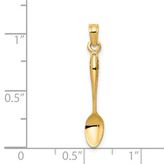 14K 3-D Table Spoon Pendant