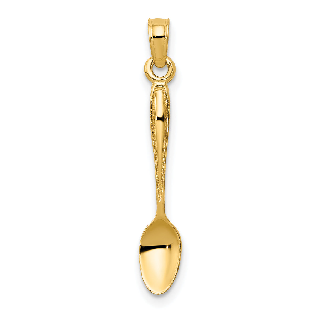 14K 3-D Table Spoon Pendant