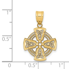 14K Laser Cut Charm