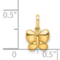 14k Polished Butterfly Charm