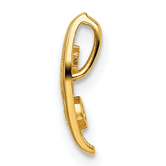 14k CZ Chain Slide