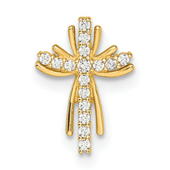 14k CZ Cross Chain Slide