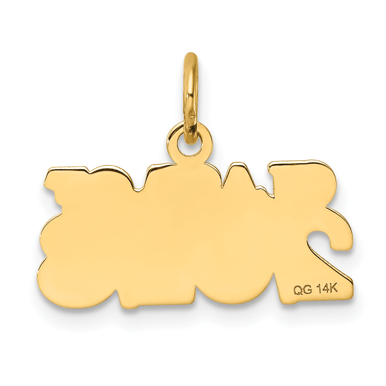 14k Polished CLASS OF 2023 Charm