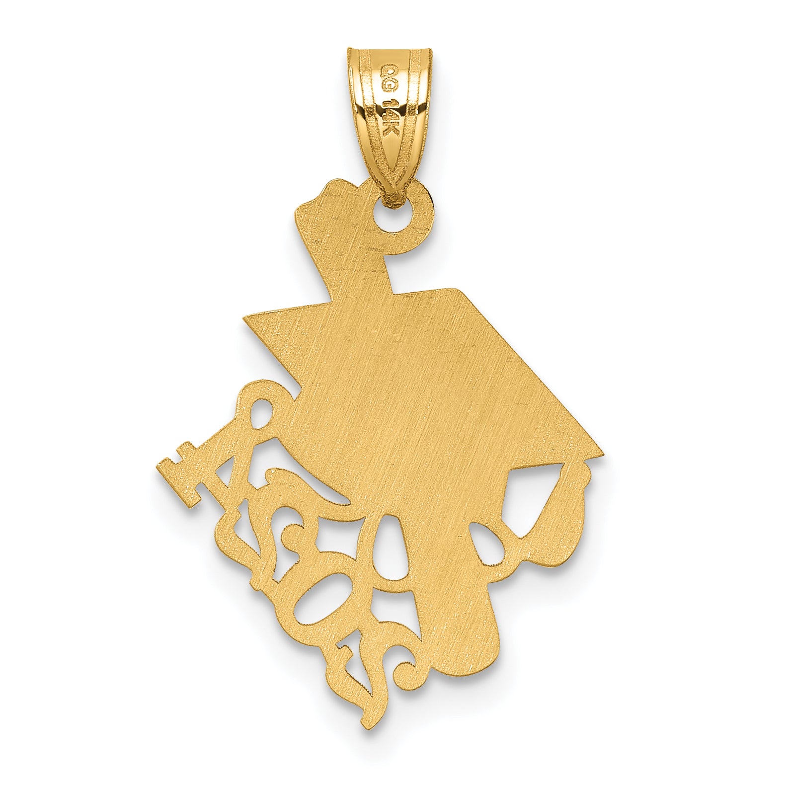 14K Graduation Cap and Slanted Diploma 2024 Charm