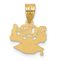 14K Graduation Cap and Diploma 2024 Charm