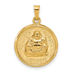 14K Hollow Buddha Charm