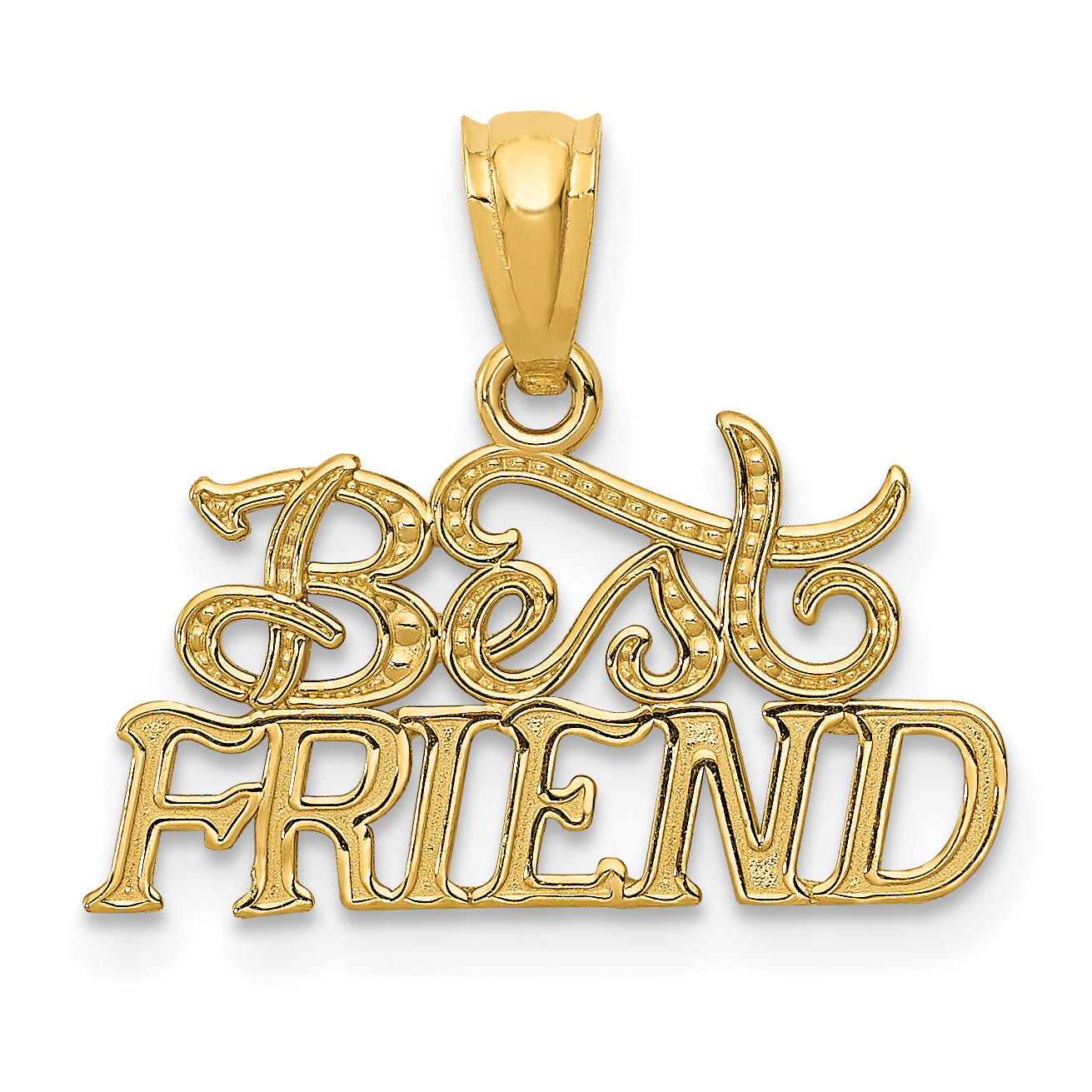 14k BEST FRIEND Pendant