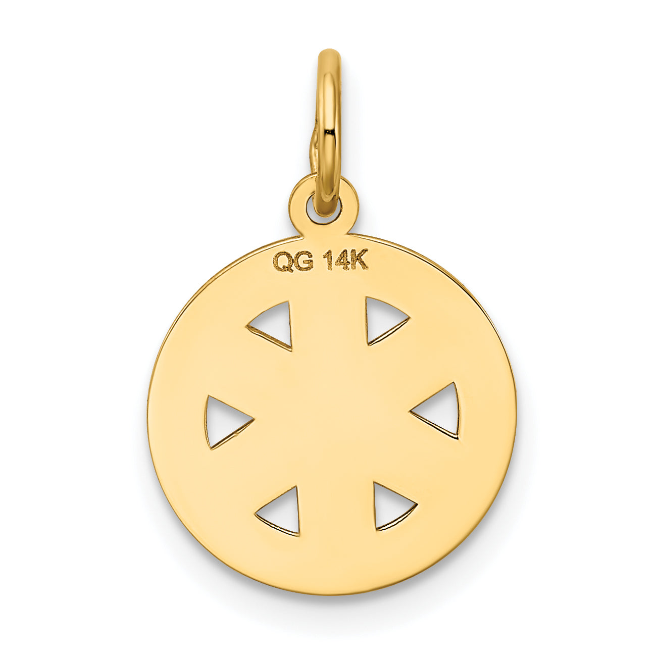 14K Small EMT Medical Charm