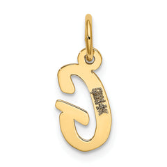 14K Small Script Initial G Charm