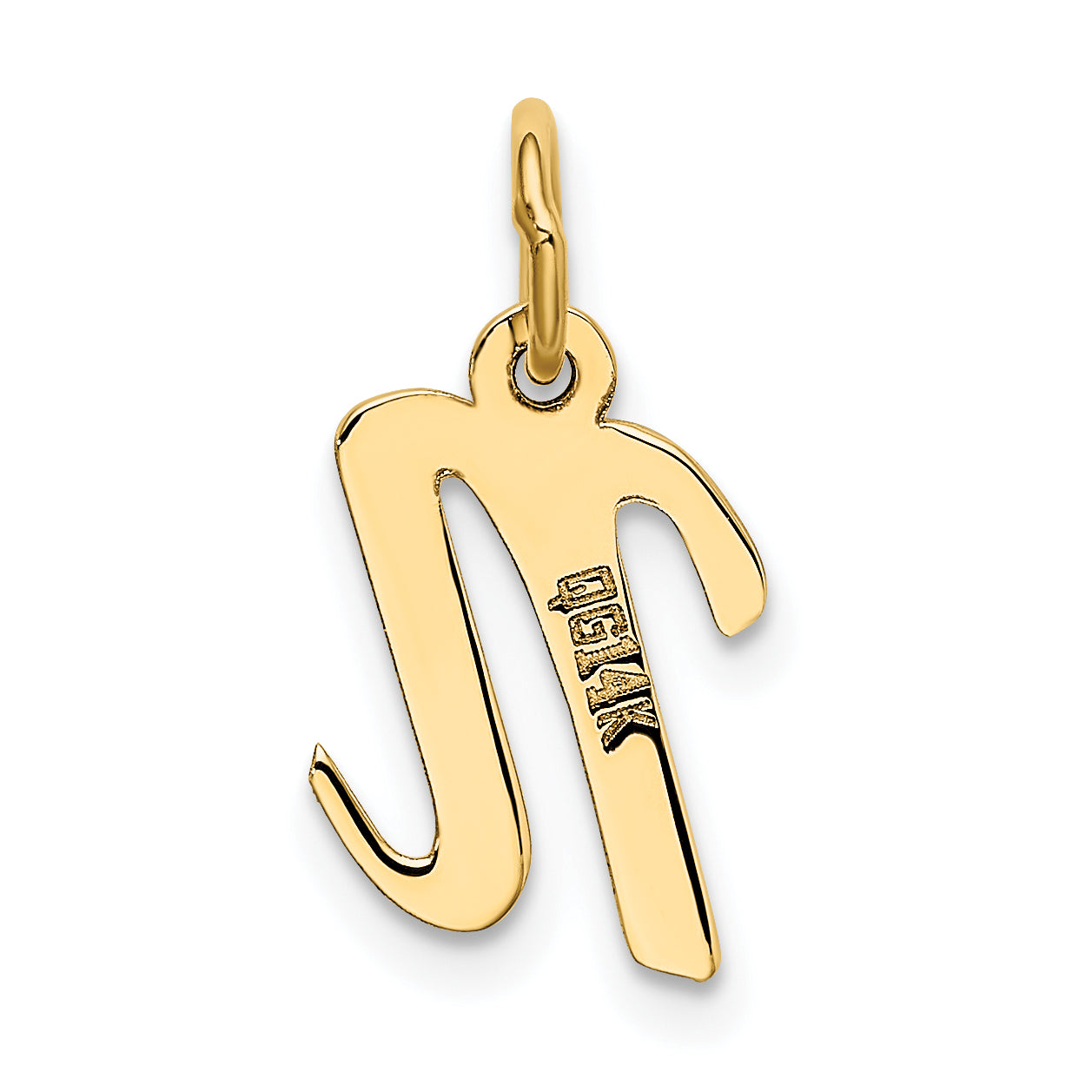 14K Small Script Initial N Charm