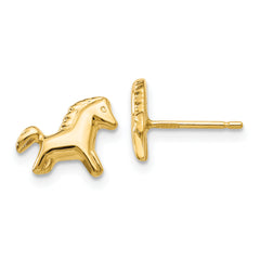 14k Pony Earrings