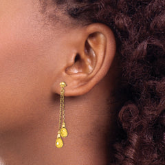 14k Citrine Dangle Earrings