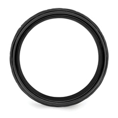 Black Zirconium Polished 8mm Band