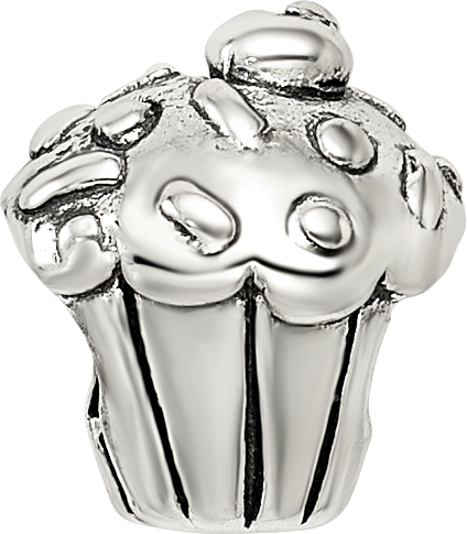 Sterling Silver Reflections Kids Cupcake Bead