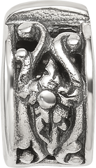 Sterling Silver Reflections Hinged Floral Clip Bead