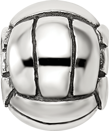 Sterling Silver Reflections Volleyball Bead