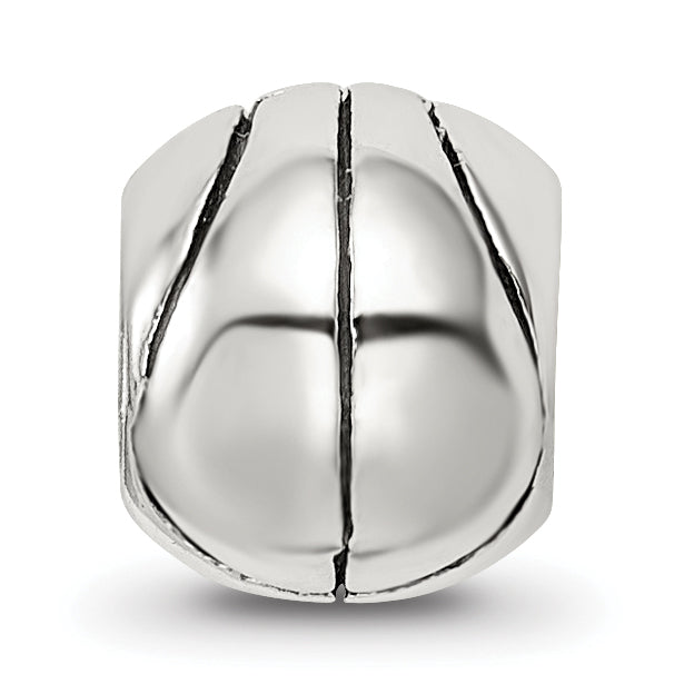 Sterling Silver Reflections Basketball Bead