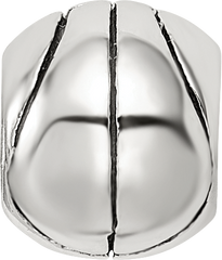 Sterling Silver Reflections Basketball Bead