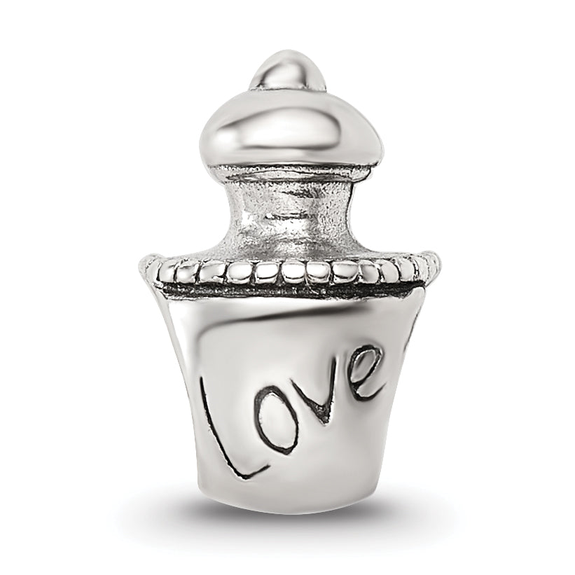 Sterling Silver Reflections Love Perfume Bottle Bead